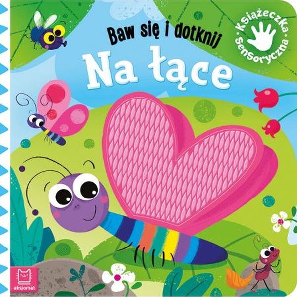 Książeczka sensoryczna -Baw się i dotknij- Na łące