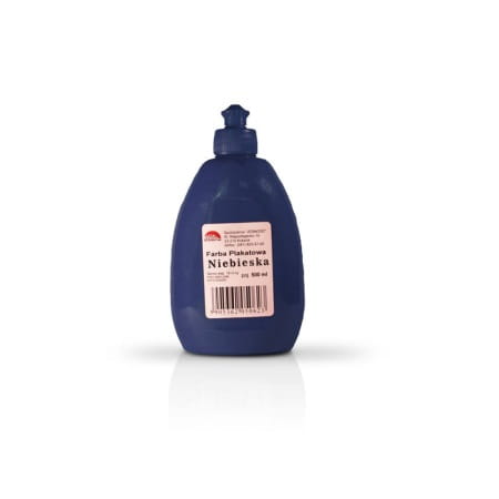 Farba plakatowa 500ml c.niebieska