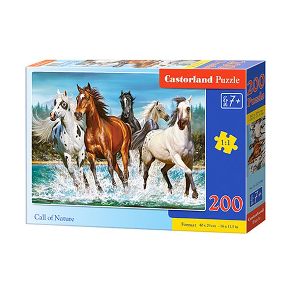 Castorland Puzzle 200 B-222056 Call of Nature @