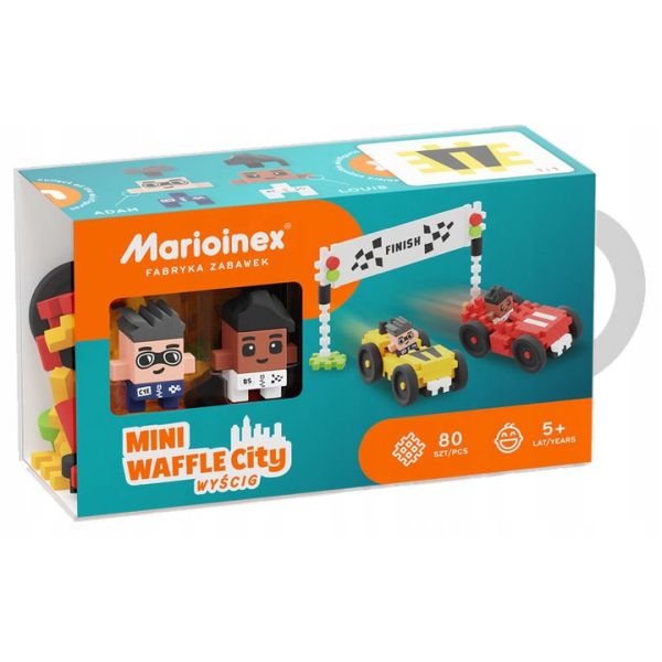 Klocki Mini Waffle 80 el. Wyścig Formuła 1 Marioinex