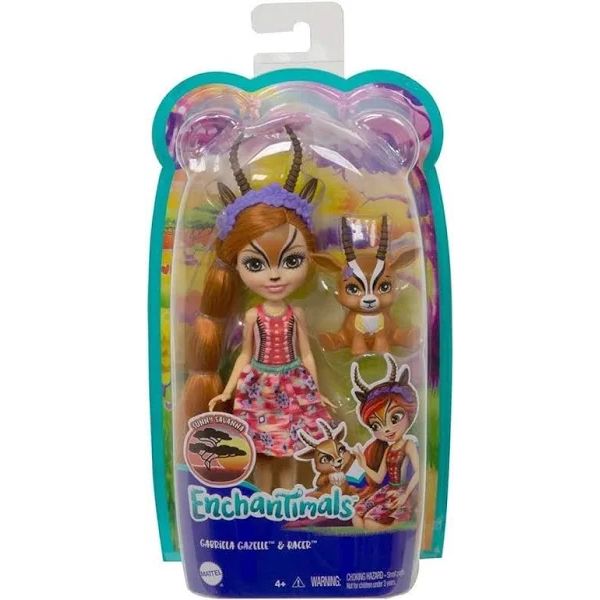 Lalka Enchantimals Gabriella Gazelle i Gazela Spotter