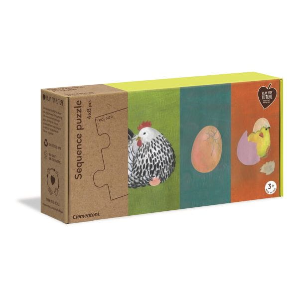 PUZZLE 4x8 ELEMENTÓW SEKWENCJE CYKLE ŻYCIA