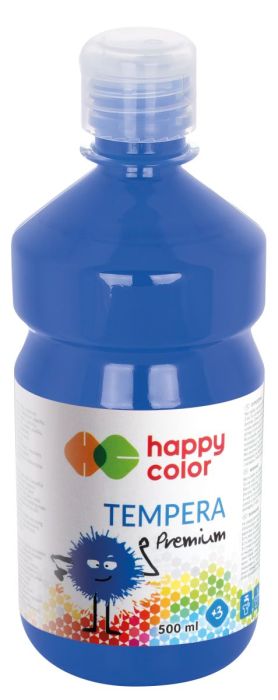 Happy Color Farba tempera Premium, niebieska, 1000 ml