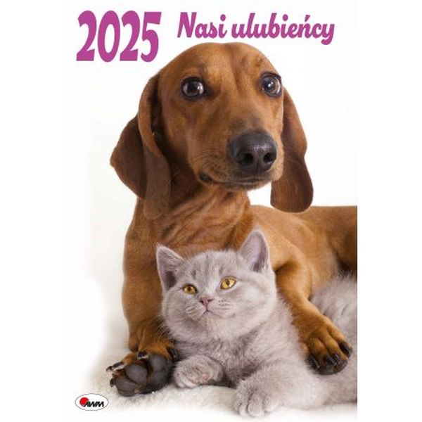 KALENDARZ 2025 NASI ULUBIEŃCY A3 1