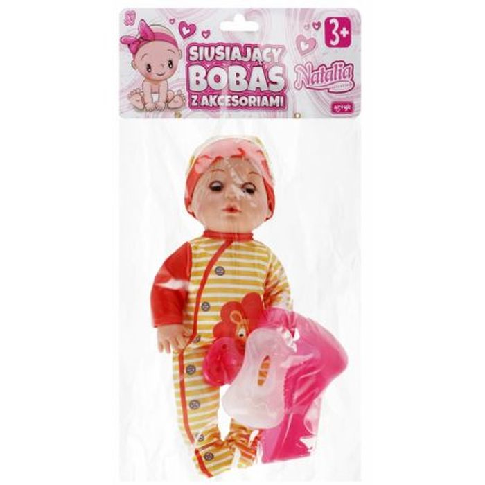 LALKA NATALIA SIUSIAJĄCY BOBAS 30 CM.