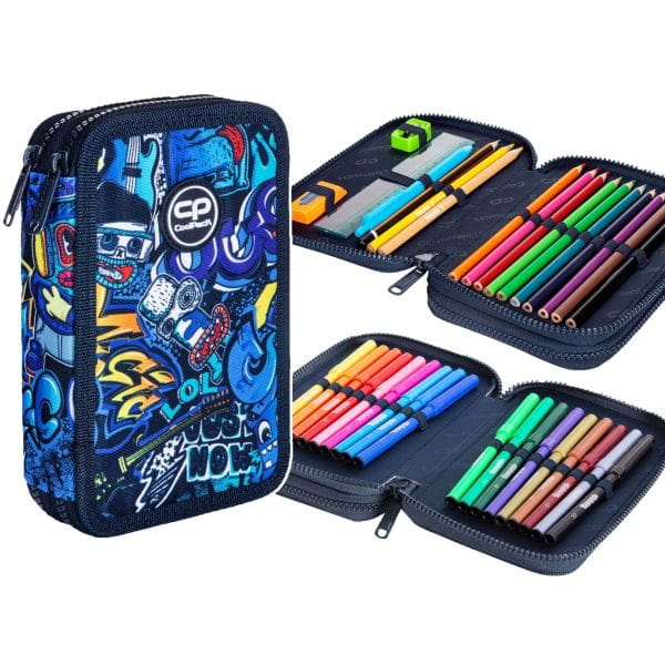 COOLPACK - JUMPER 2 - PIÓRNIK PODWÓJNY Z WYPOSAŻENIEM - GRAFITTI