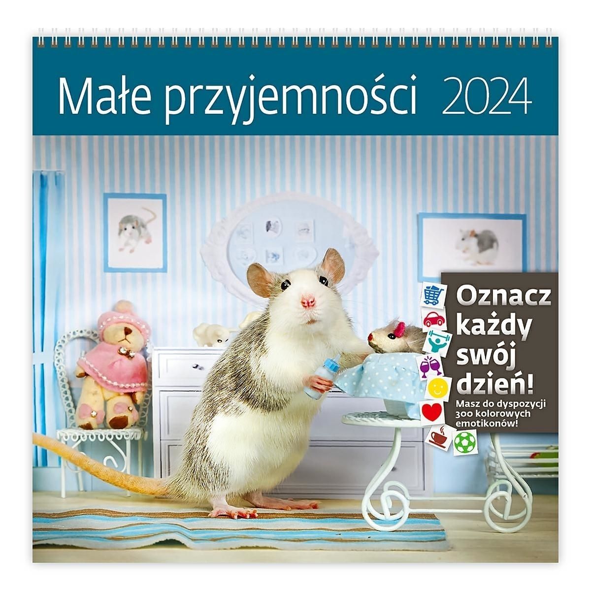 KALENDARZ 30/30 Z NAKLEJKAMI małe przyjemności