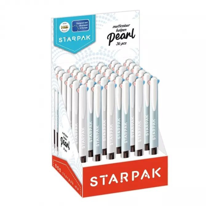 Długopis wielokolorowy 4w1 Pearl Starpak