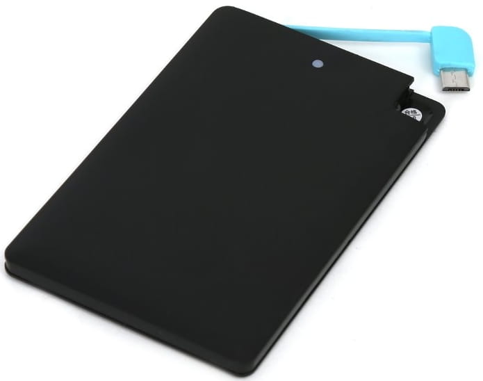 OMEGA power bank 2000mAh Karta czarny 43519 lighting polimer - Henryx24