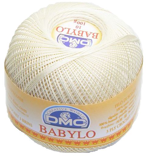 DMC babylo 10 kol. ecru 100gr / 533mb