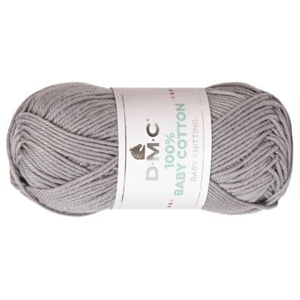 WŁÓCZKA DMC BABY COTTON 100% kol. 759 / popielaty