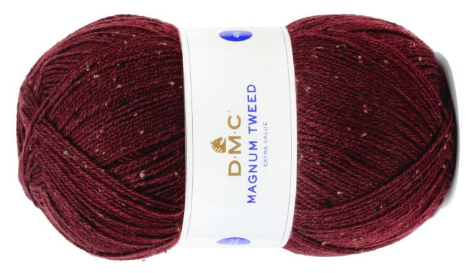 włóczka MAGNUM TWEED kol. 053 / jesienne bordo