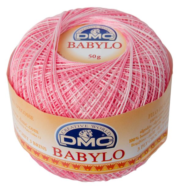 DMC babylo 20 kol. 62 róż tęczowy 50gr/367mb