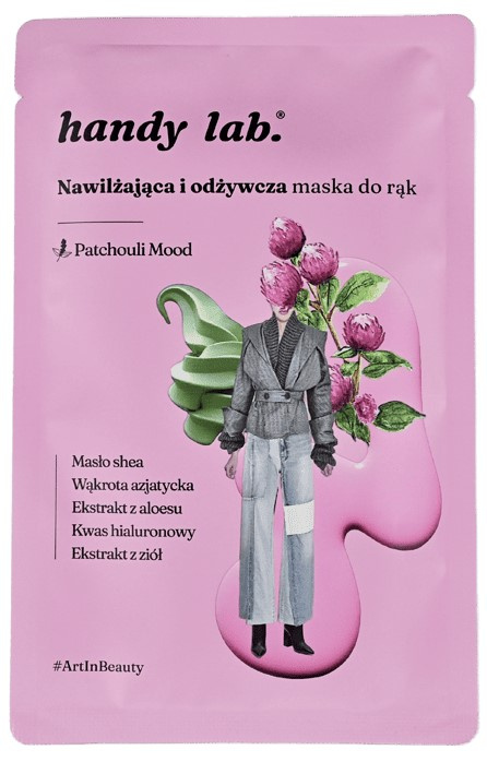 Handy Lab. Patchouli Mood maska do rąk w rękawiczkach, 1 para