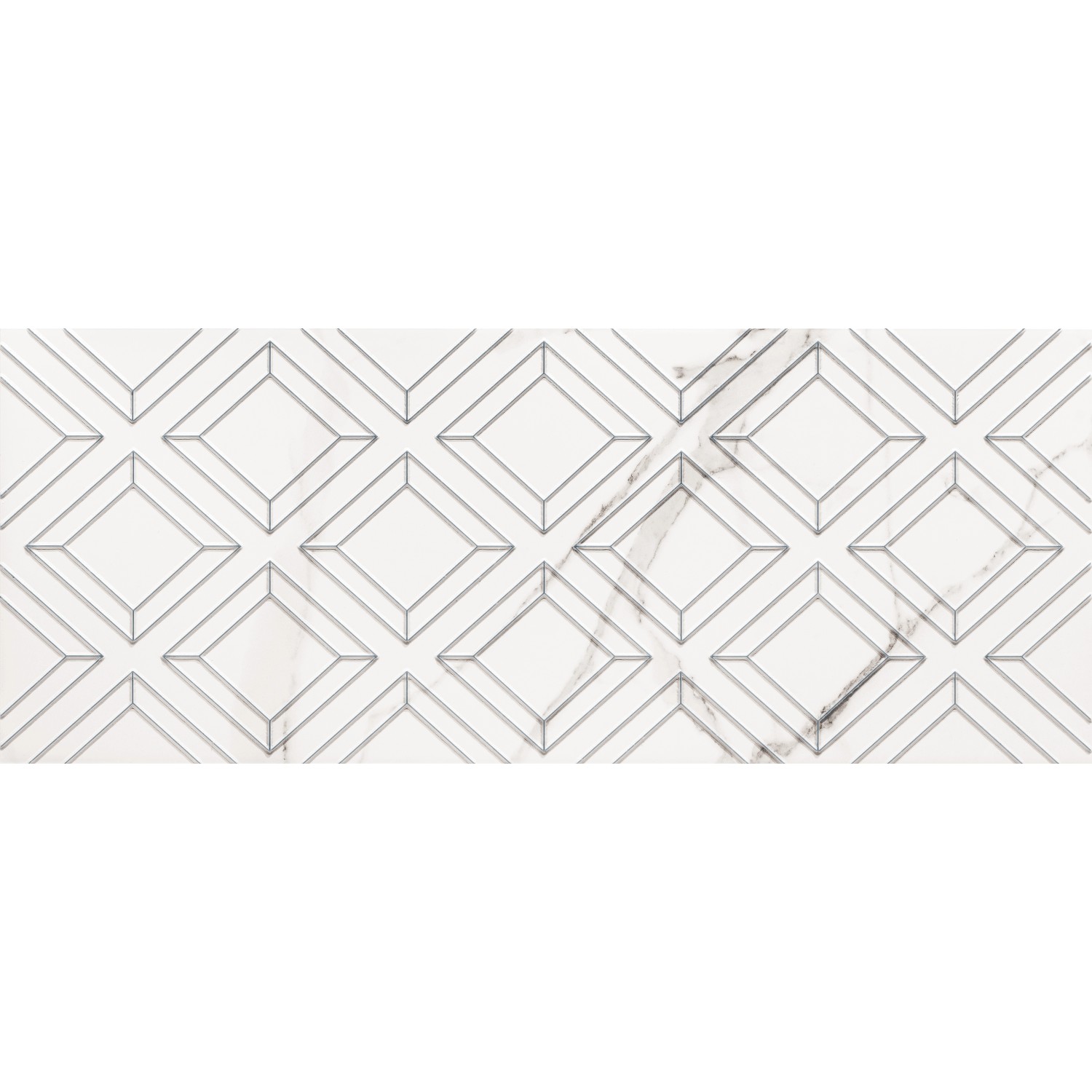 Dekor VIENNA white 29,8 cm x 74,8 cm