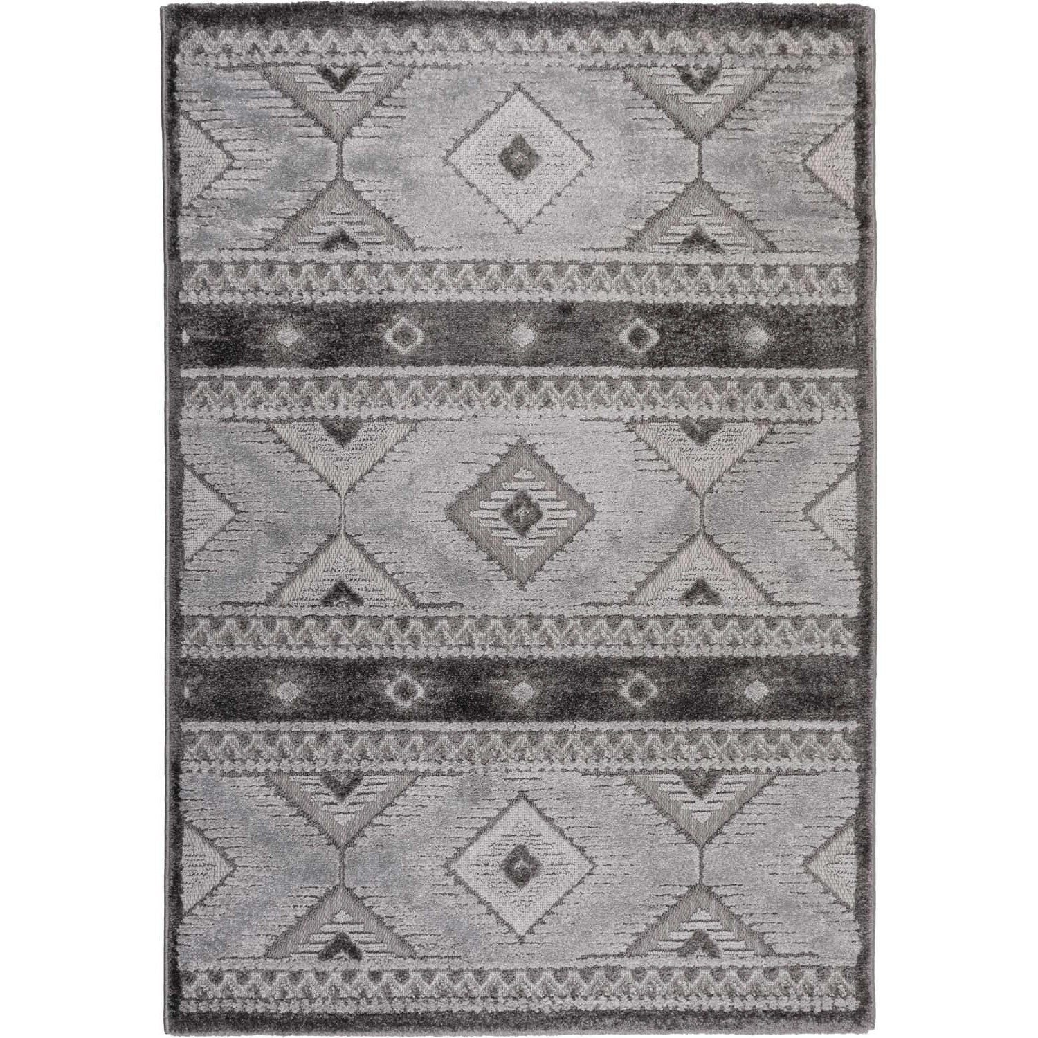 Multidecor Dywan Caivano aztecki 120 x 170 cm szary