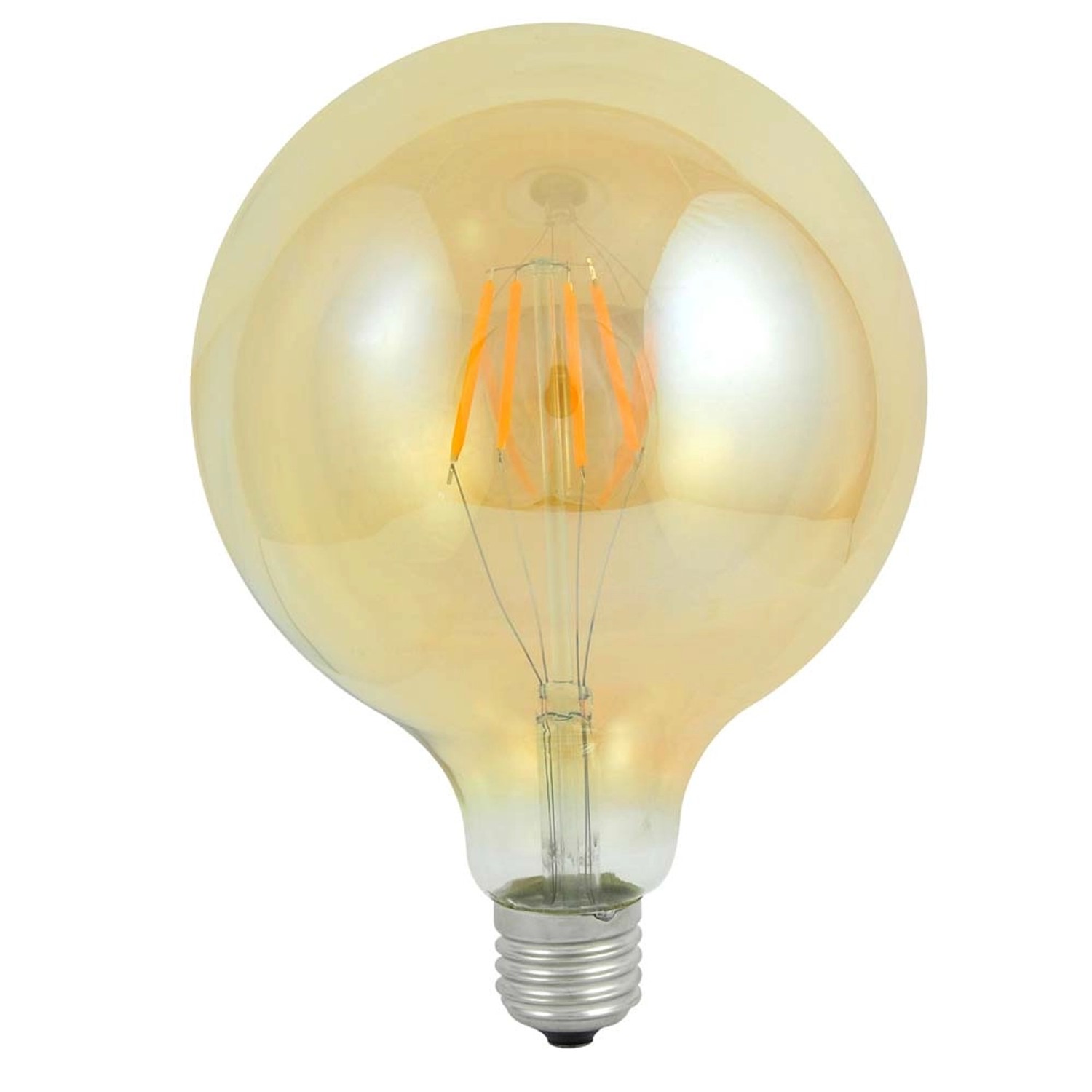 Polux Żarówka LED VINTAGE AMBER G125 E27 4W 2000K 350lm