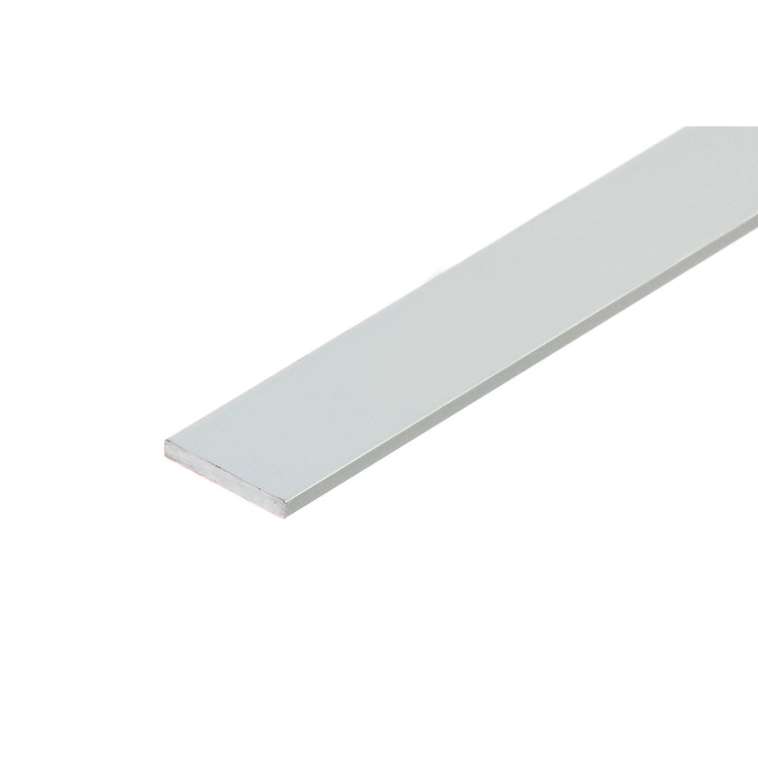 Cezar Sztanga płaska aluminiowa 15x2 mm 1 m srebrna