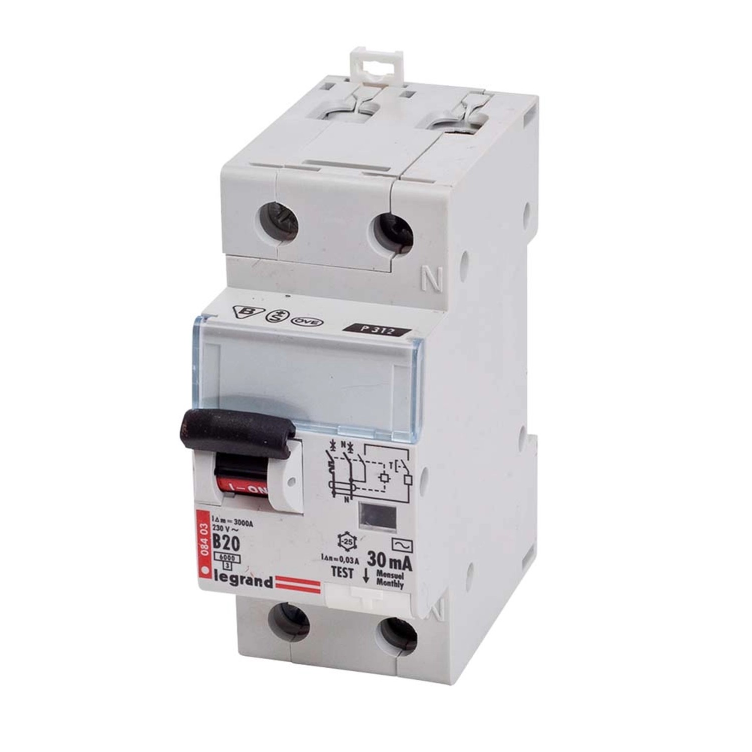 Legrand Wyłącznik różnicowy P-312 B20A