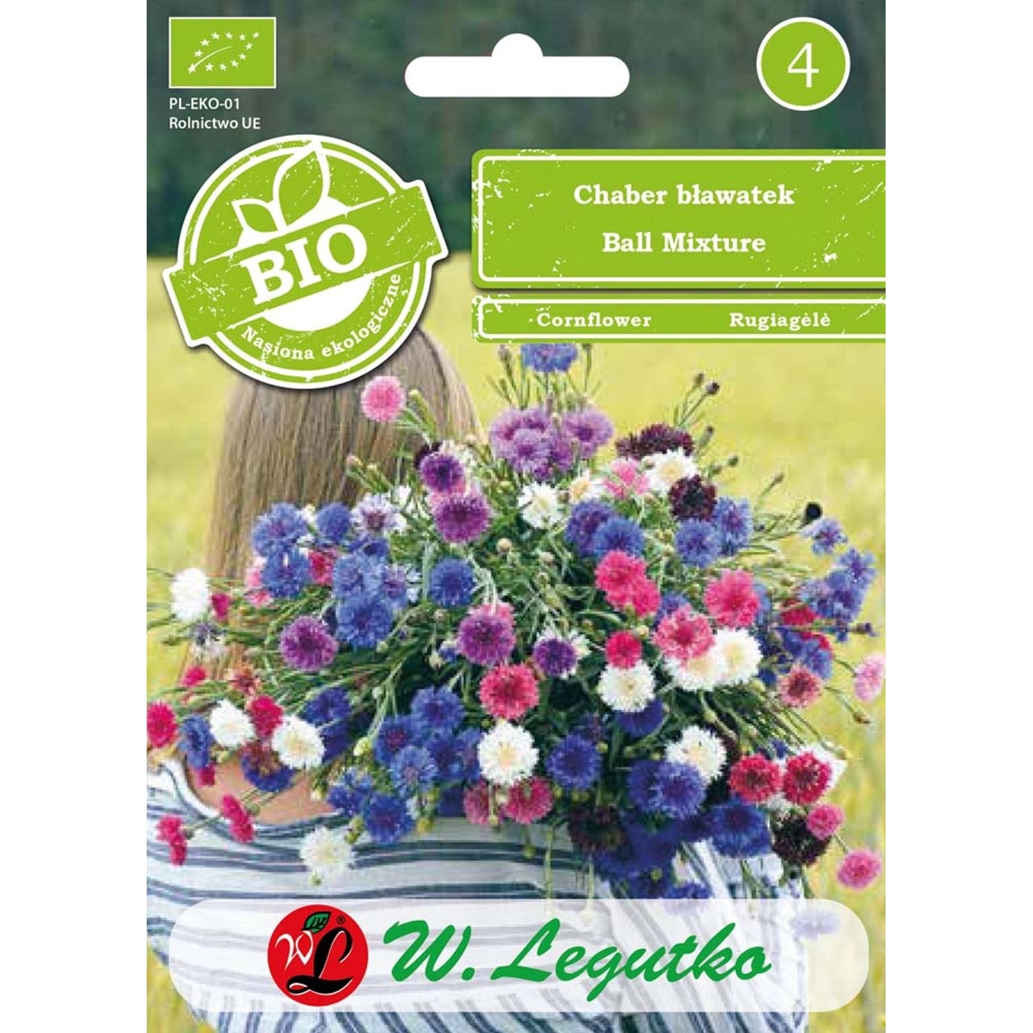 Chaber bławatek (Centaurea cyanus) Ball mix ture - 0,5 g