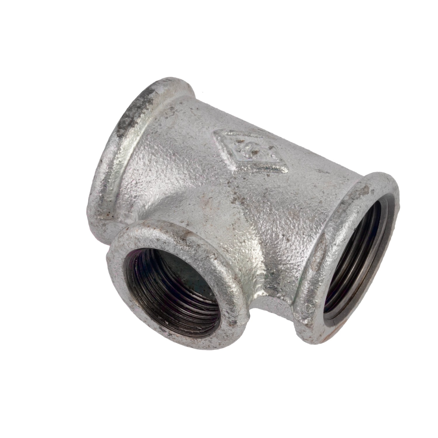 Invena Trójnik B1 GW ocynkowany 1" x 3/4" x 1"