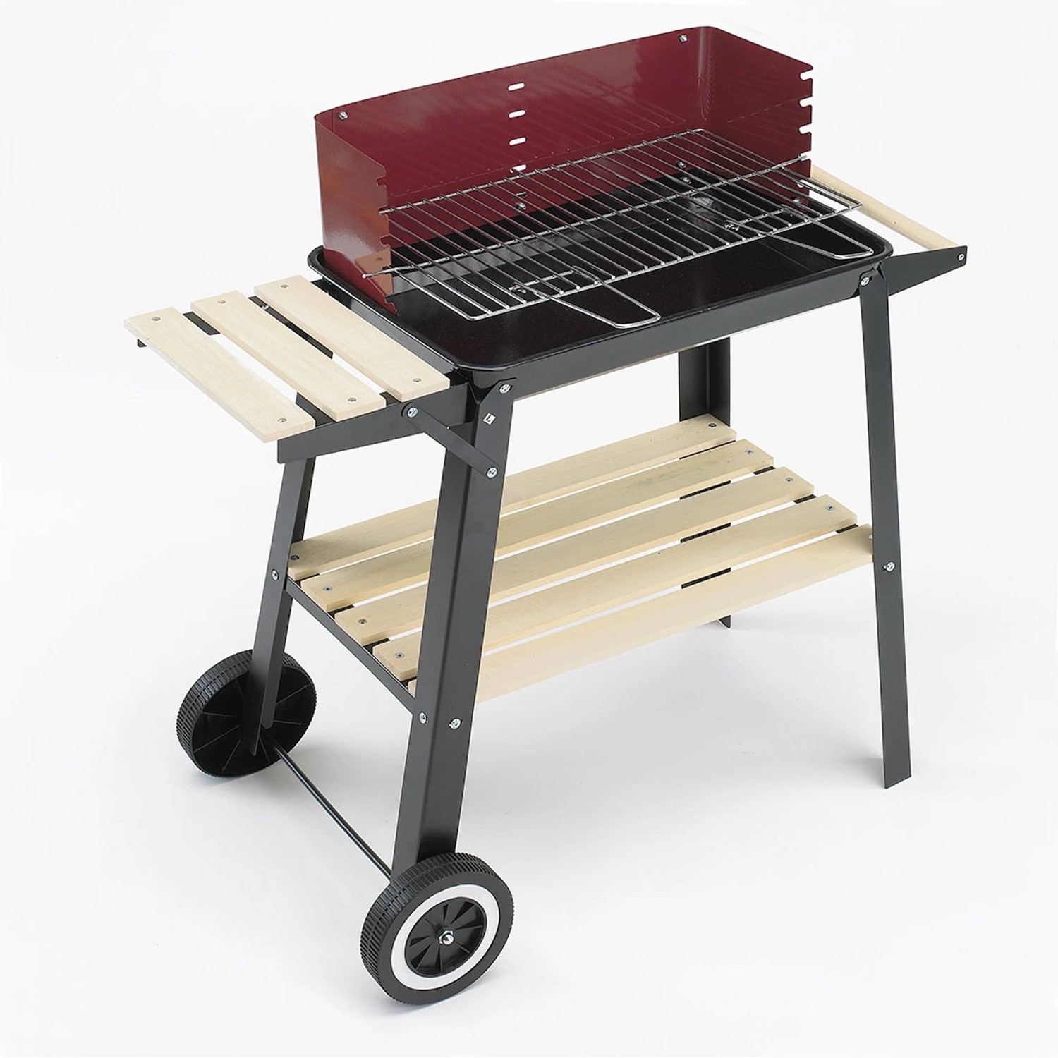 Grill węglowy wózek prostokątny