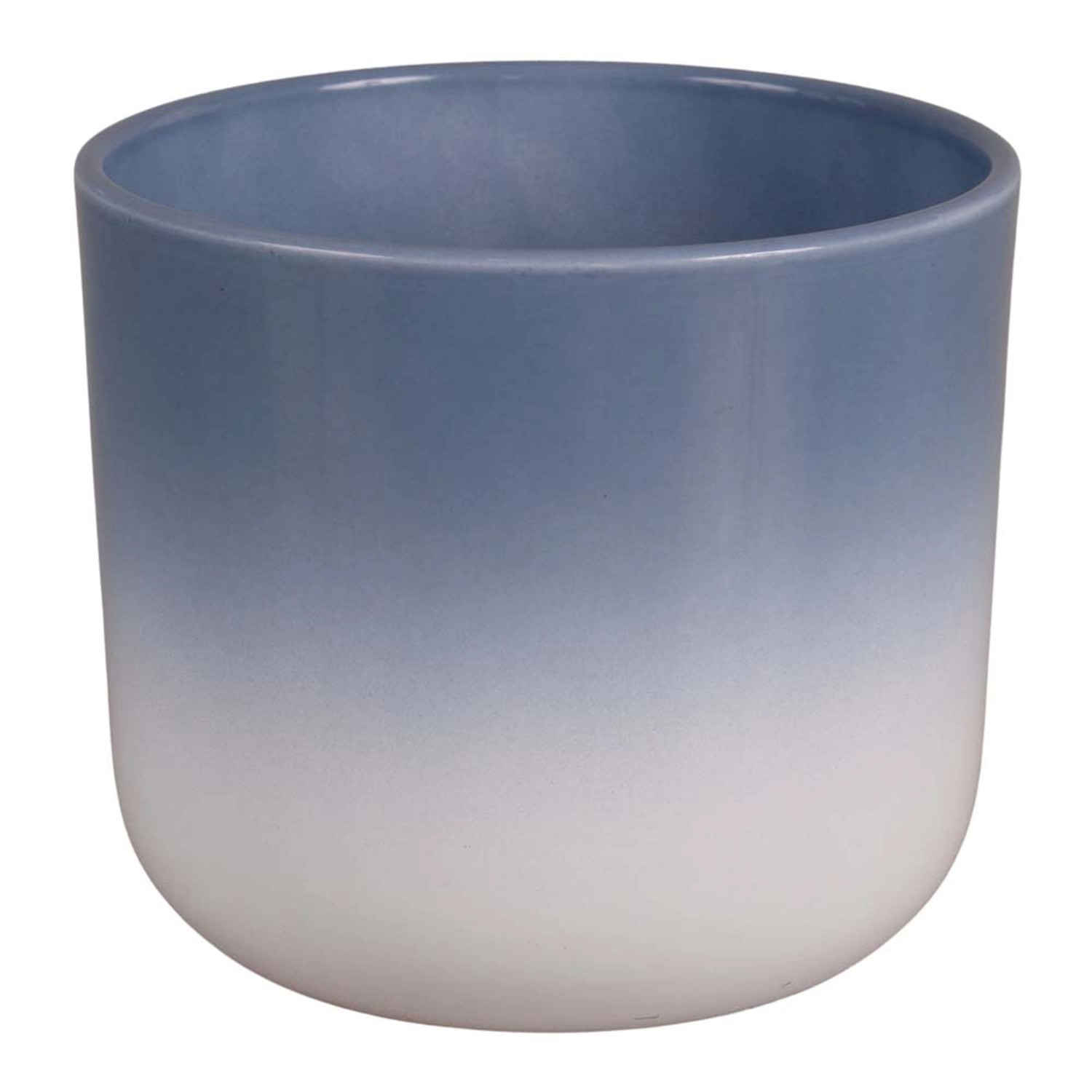 Osłonka Capri niebiesko-biała - 14 cm