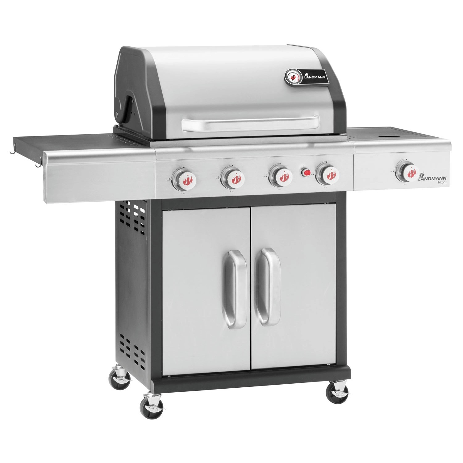 Grill gazowo-węglowy TRITON MaxX PTS 4.1 4+1-palnikowy 15,7 kW