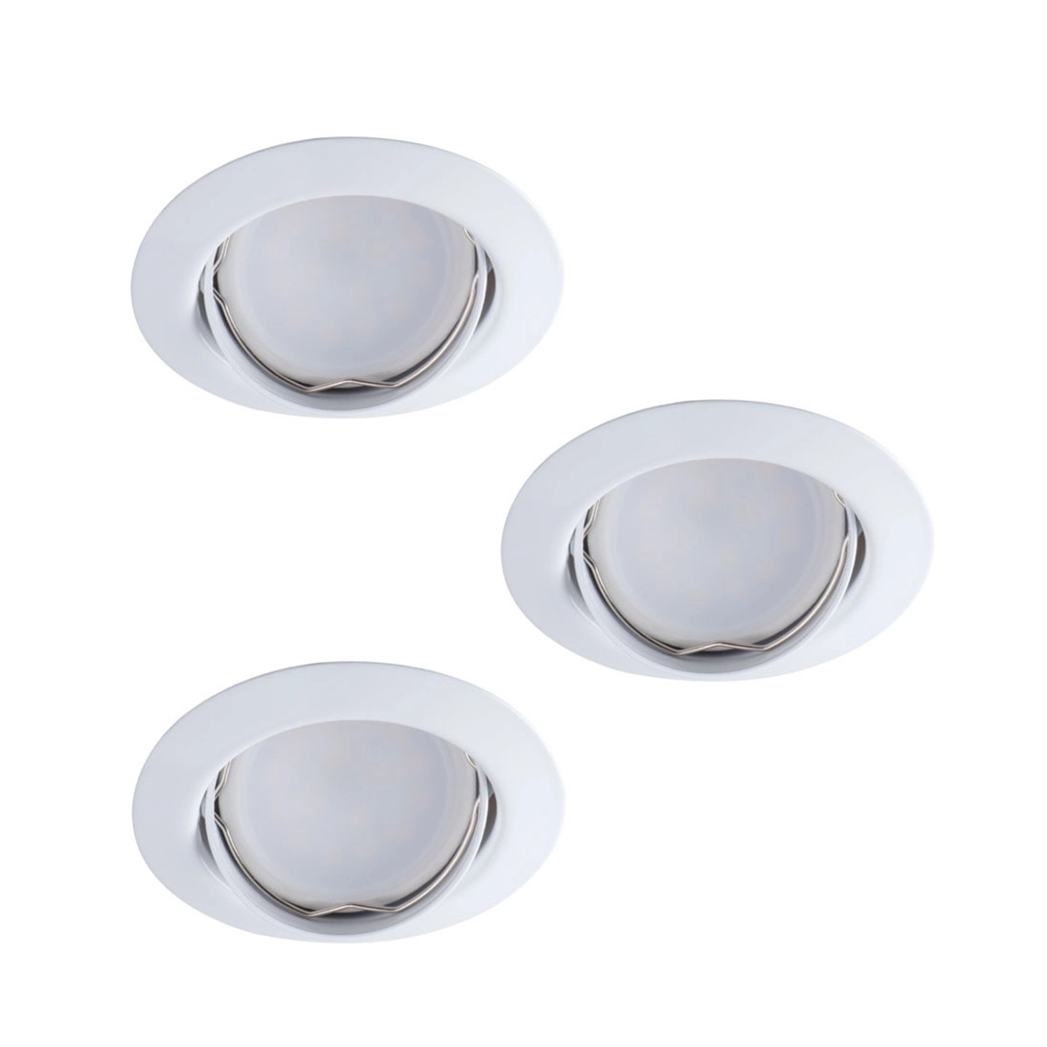 Kanlux Zestaw oczek TRIBIS II 3x400lm 3x4,9W okrągłe białe