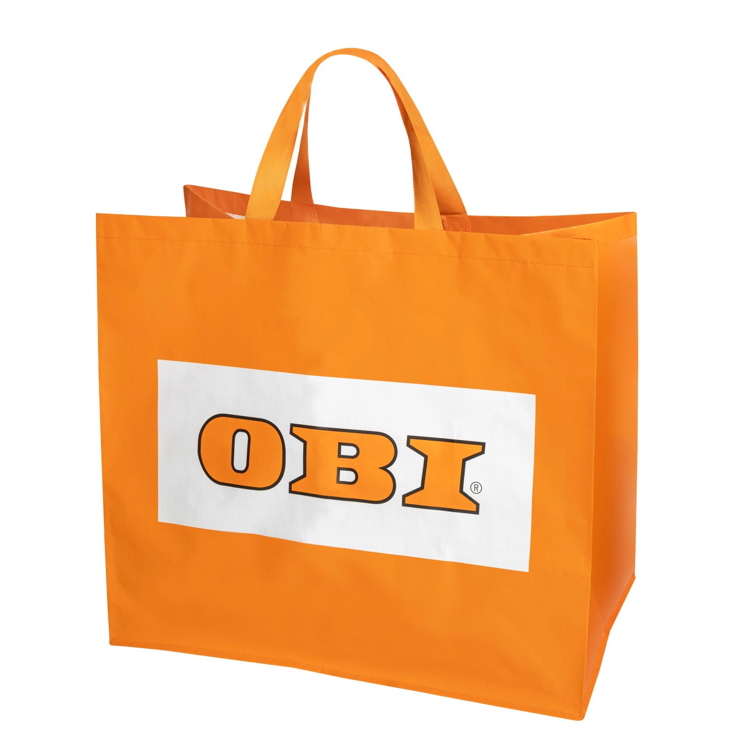 Duża torba wielorazowa z logo Obi 55 x 47 x 32 cm