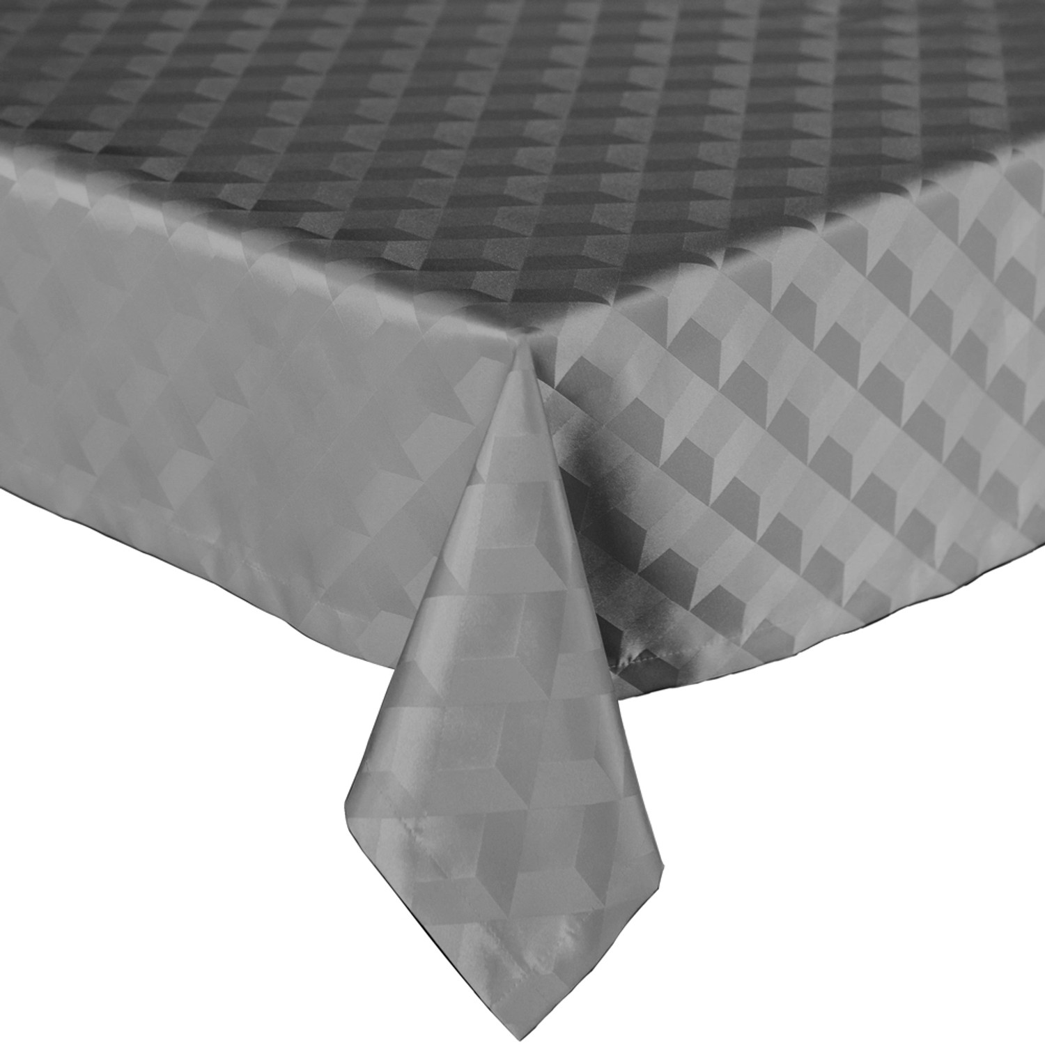 Obrus CHIC CUBE srebrny 40 cm x 140 cm