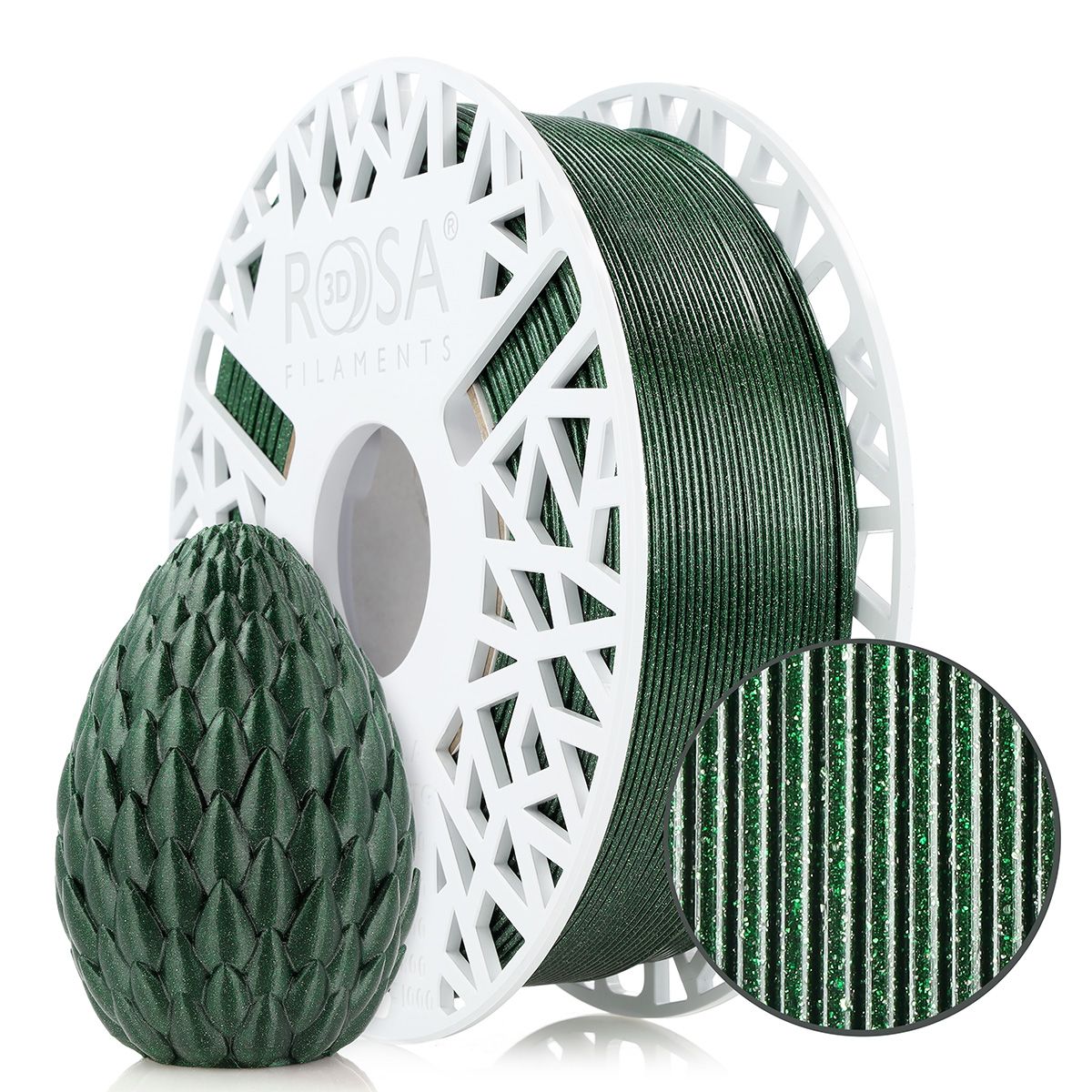 Filament 3D PET-G Galaxy HS Green 1kg