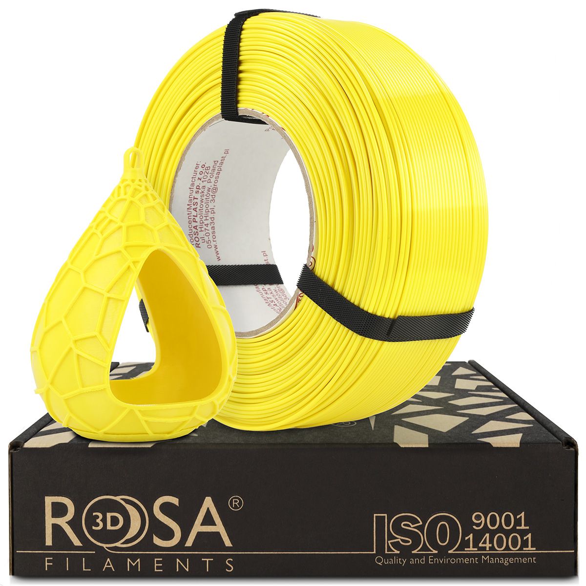 FILAMENT 3D ReFill PET-G Standard HS Bright Yellow 1kg