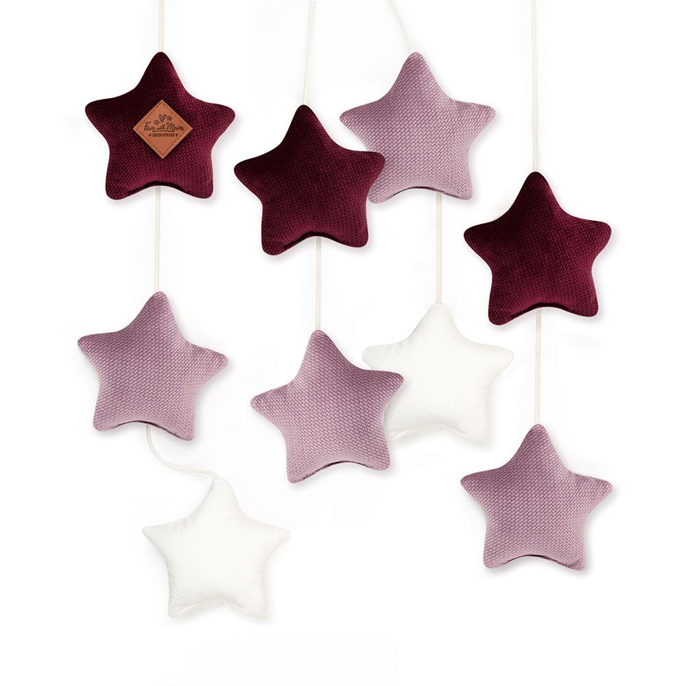 Girlanda - Velvet Berry Stars FM