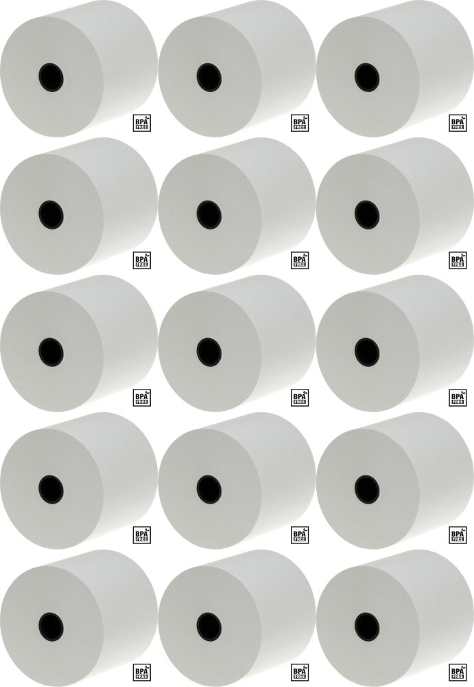 15x Rolka termiczna Drescher Polska Sp. z o.o., 57mm x 6m, 48g/m2, BPA Free, biały