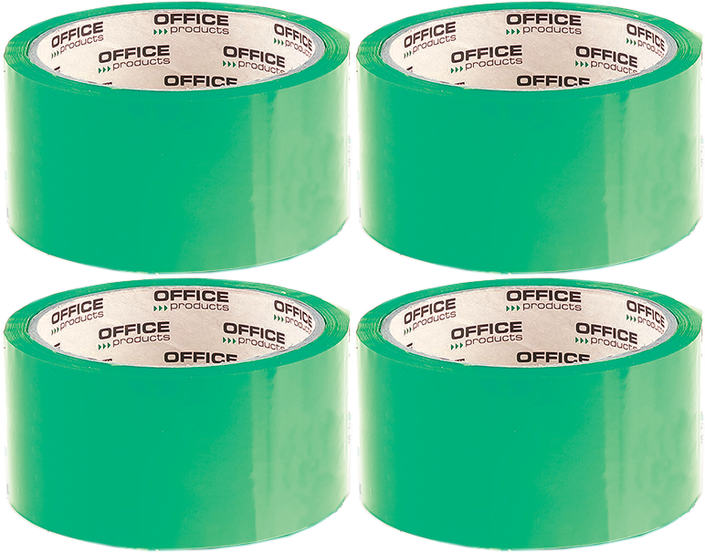 4x Taśma pakowa Office Products, akryl, 48mmx50yd, zielony