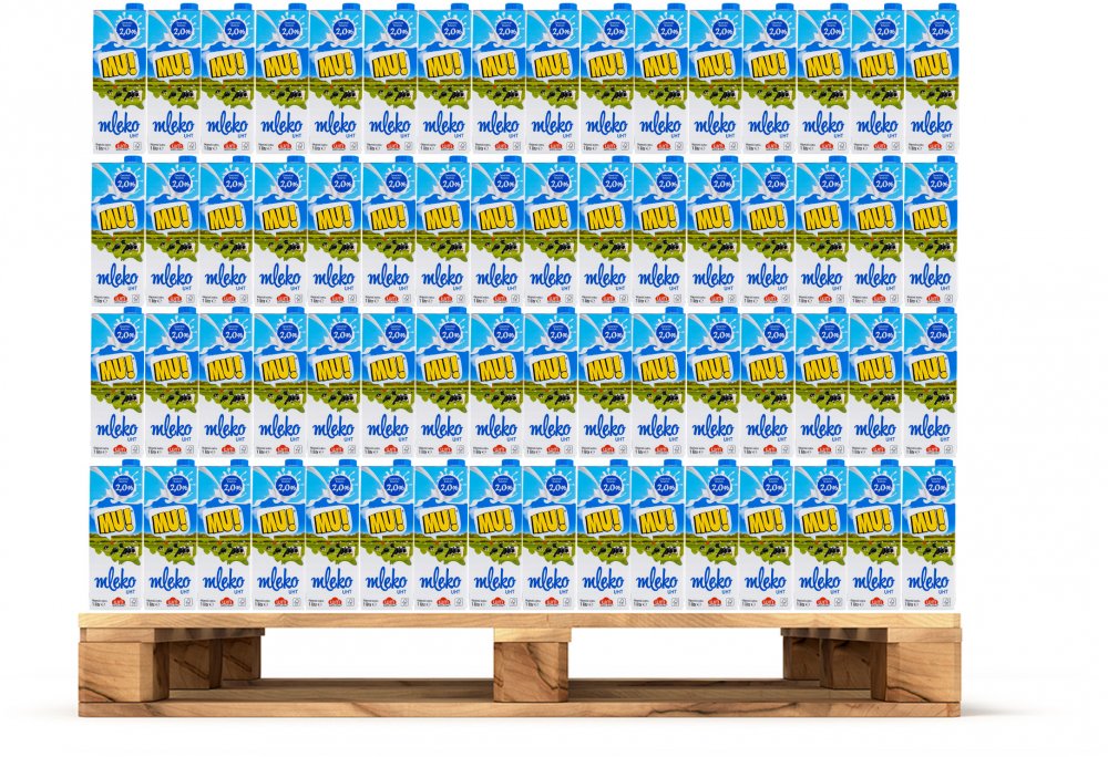 780x Mleko UHT Wart-Milk MU!, 2%, 1l