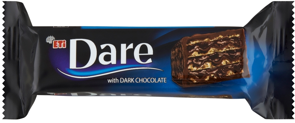 Wafelek Dare, w czekoladzie deserowej, 50g