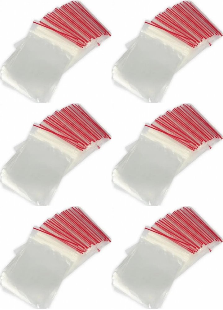 6x Woreczki strunowe Emerson, 250x300mm, 100 sztuk, bezbarwny