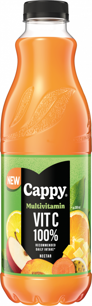 Nektar multiwitamina Cappy z wit C, butelka PET, 1l