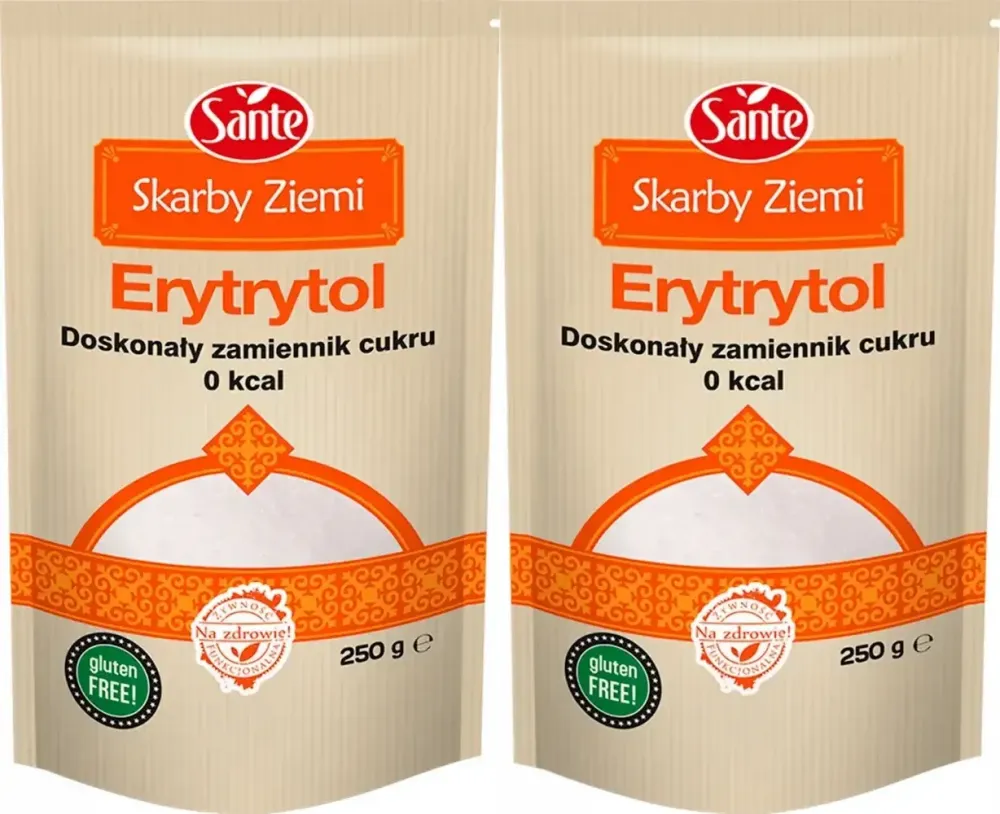 2x Erytrytol Sante Skarby Ziemi, 250g