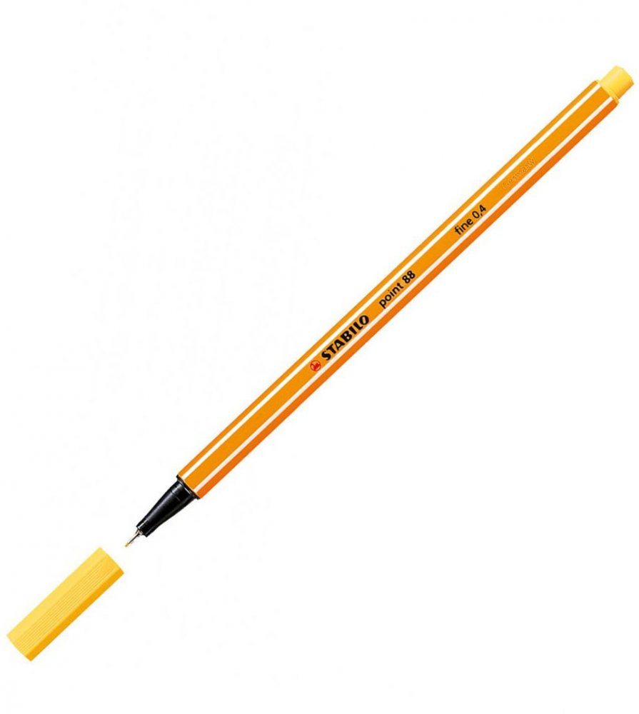 Cienkopis Stabilo Point 88/44, 0.4mm, żółty