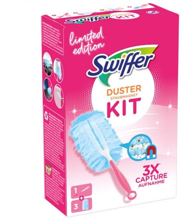 Miotełka do kurzu Swiffer Duster, rączka + 3 wkłady