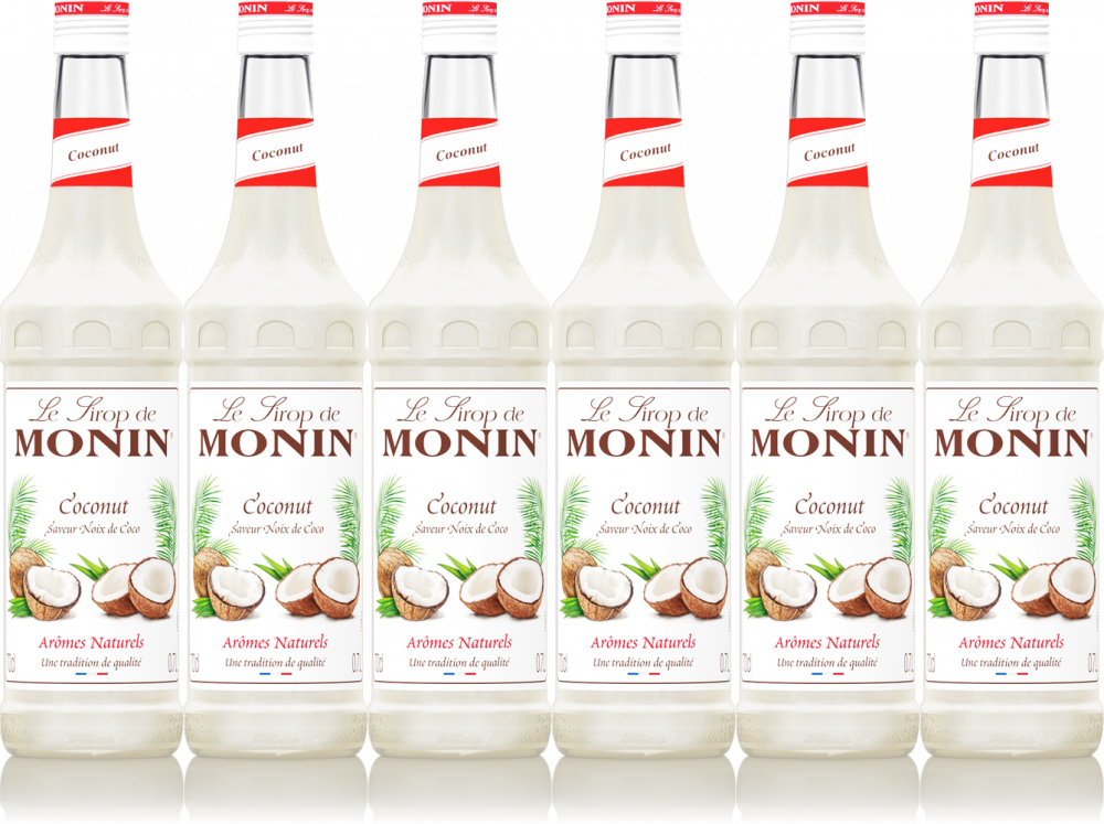 6x Syrop Monin, kokosowy, 700ml