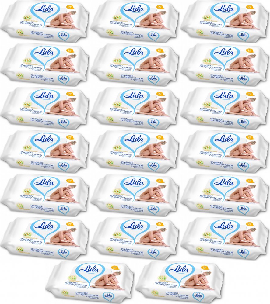 20x Chusteczki do higieny intymnej Lula, 20 sztuk
