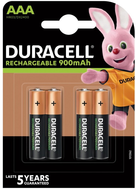 Akumulatorki Duracell, AAA, 900mAh, 4 sztuki