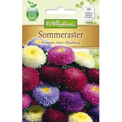 1 pac, Ochiul boului Pompon, mix multicolor - Semințe: Mod de ambalare: 1 pac