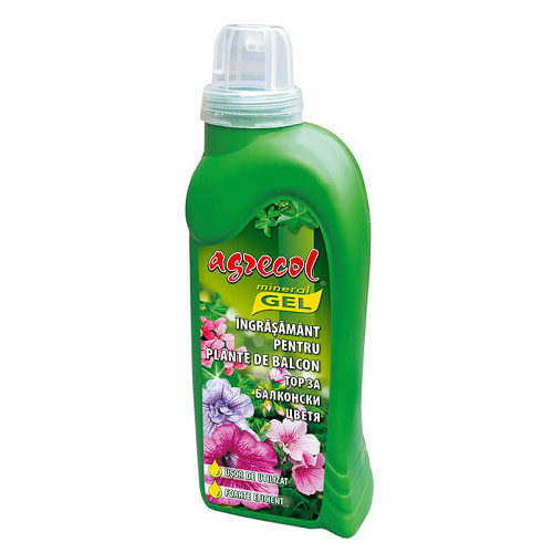 1 pac, Îngrăşământ mineral gel pentru plante de balcon - : Mod de ambalare: 500 ml