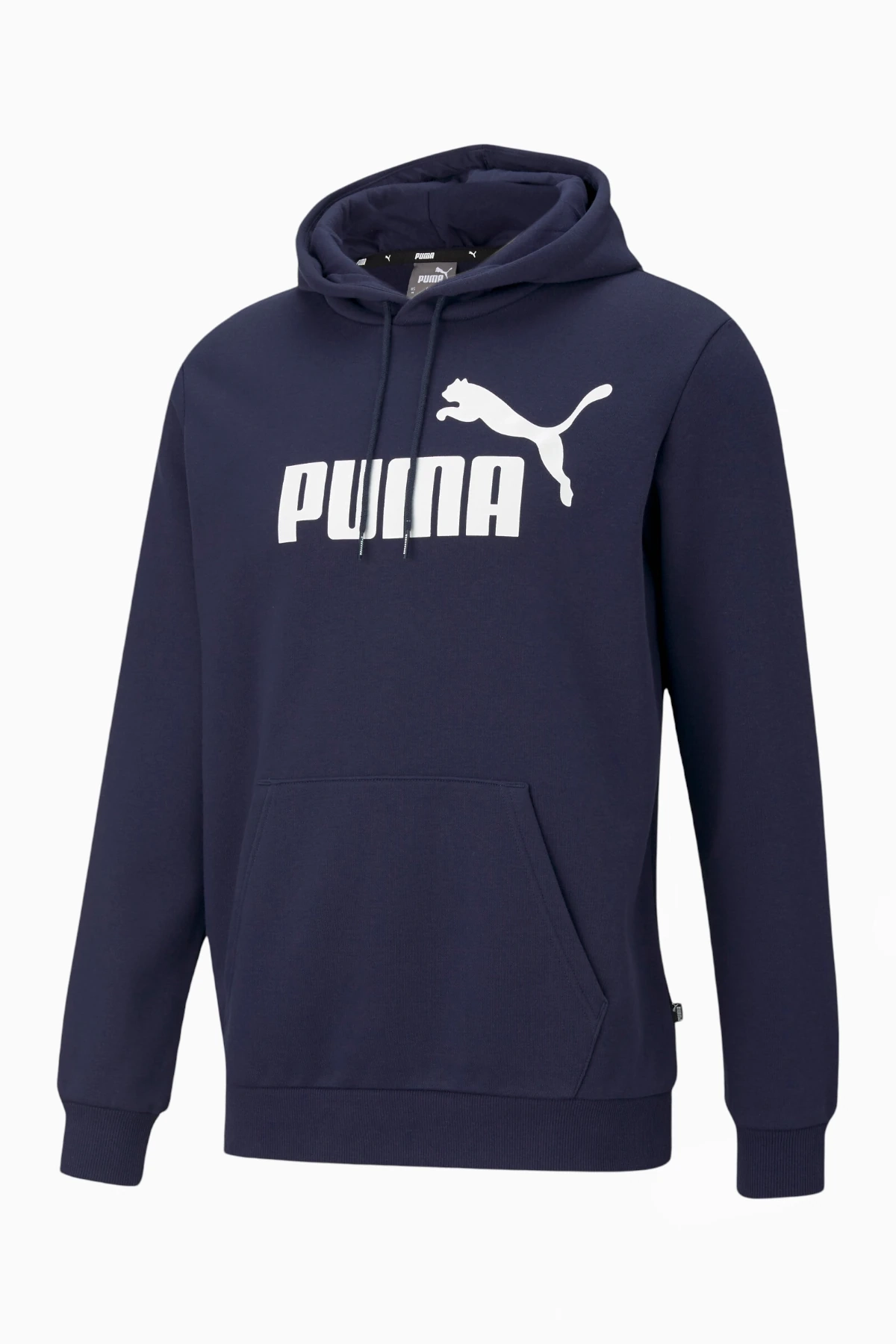 Bluza z kapturem Puma Essentials Big Logo - Granatowy