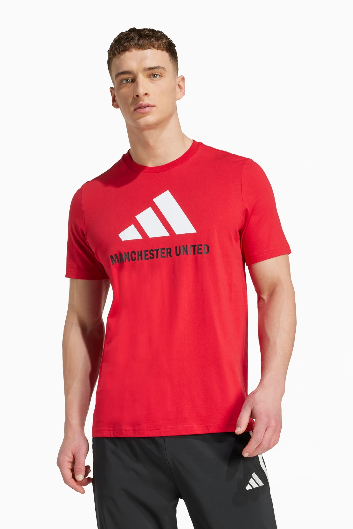 Koszulka adidas Manchester United 24/25 Seasonal Graphic Tee - Czerwony